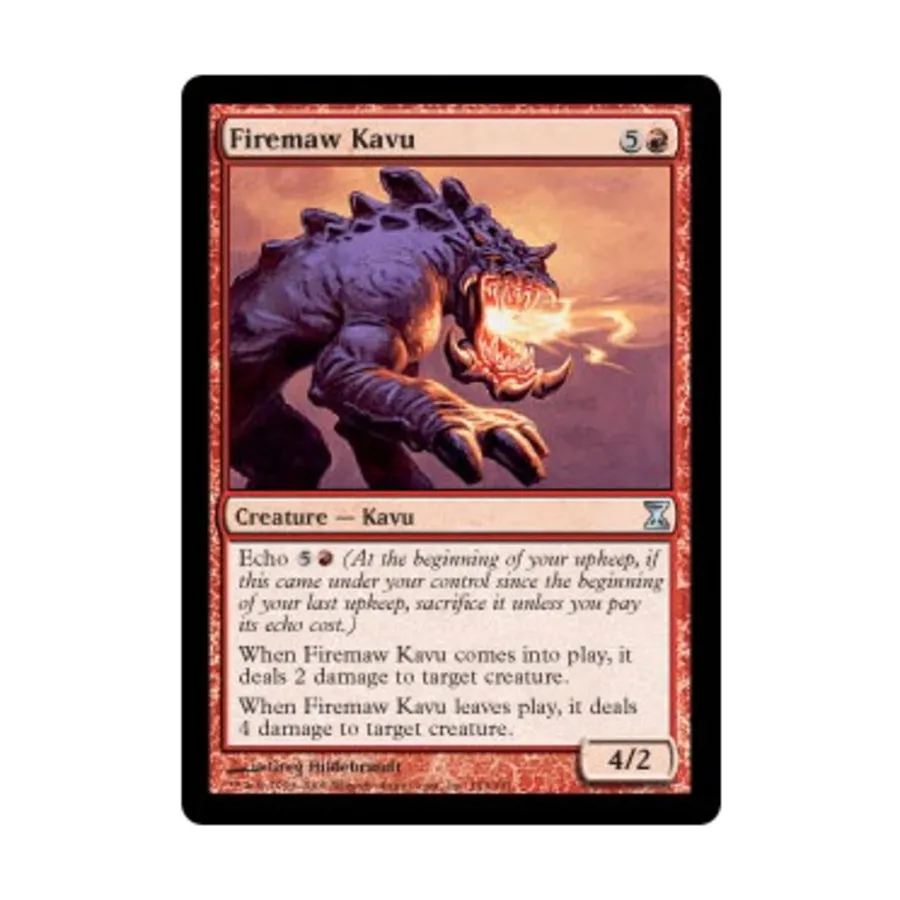 

CCG Огненная Чрево Каву (U), MTG - Time Spiral