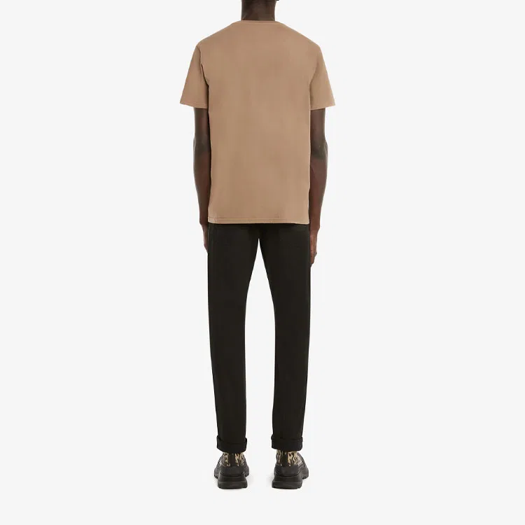 Футболка с принтом Alexander McQueen Light Umber — фото 4