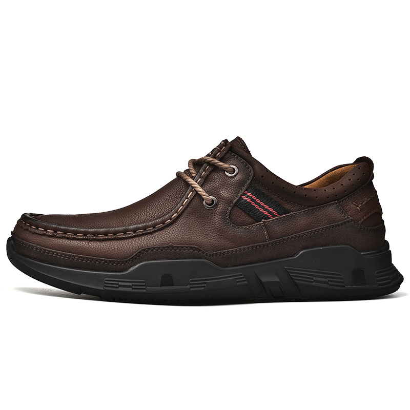 

PAIBLOKS Мужские повседневные туфли тёмно-коричневые, цвет Dark Brown