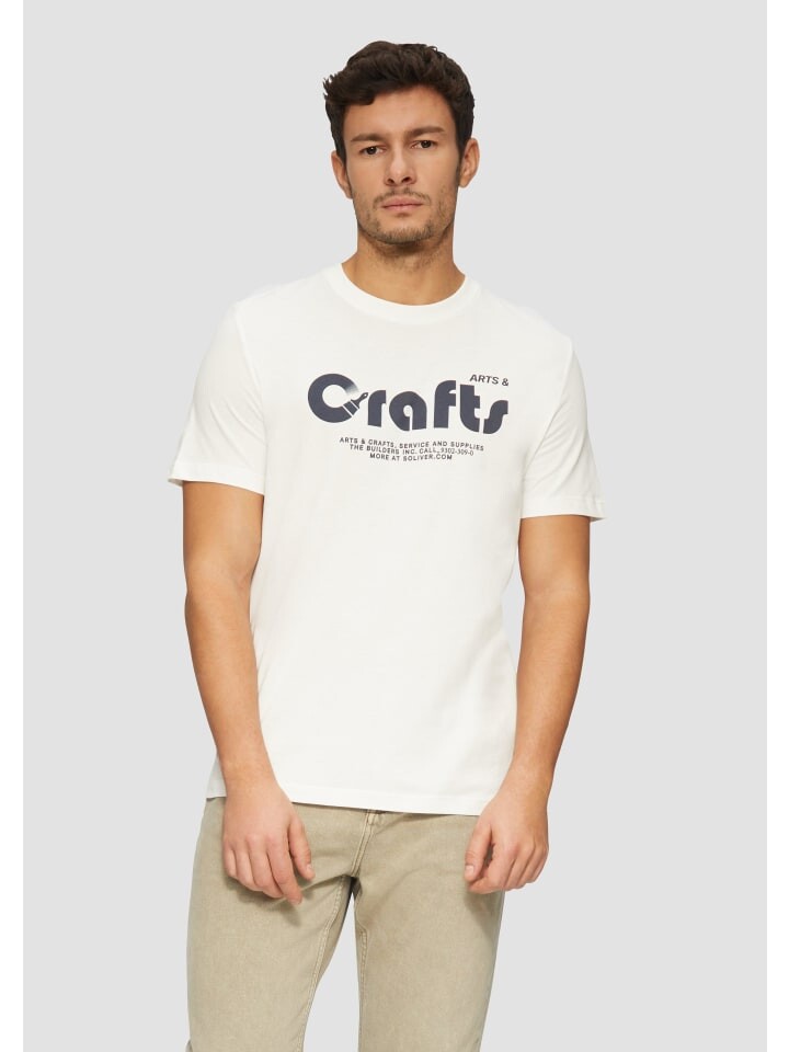 

Футболка s.Oliver T-Shirt kurzarm, белый