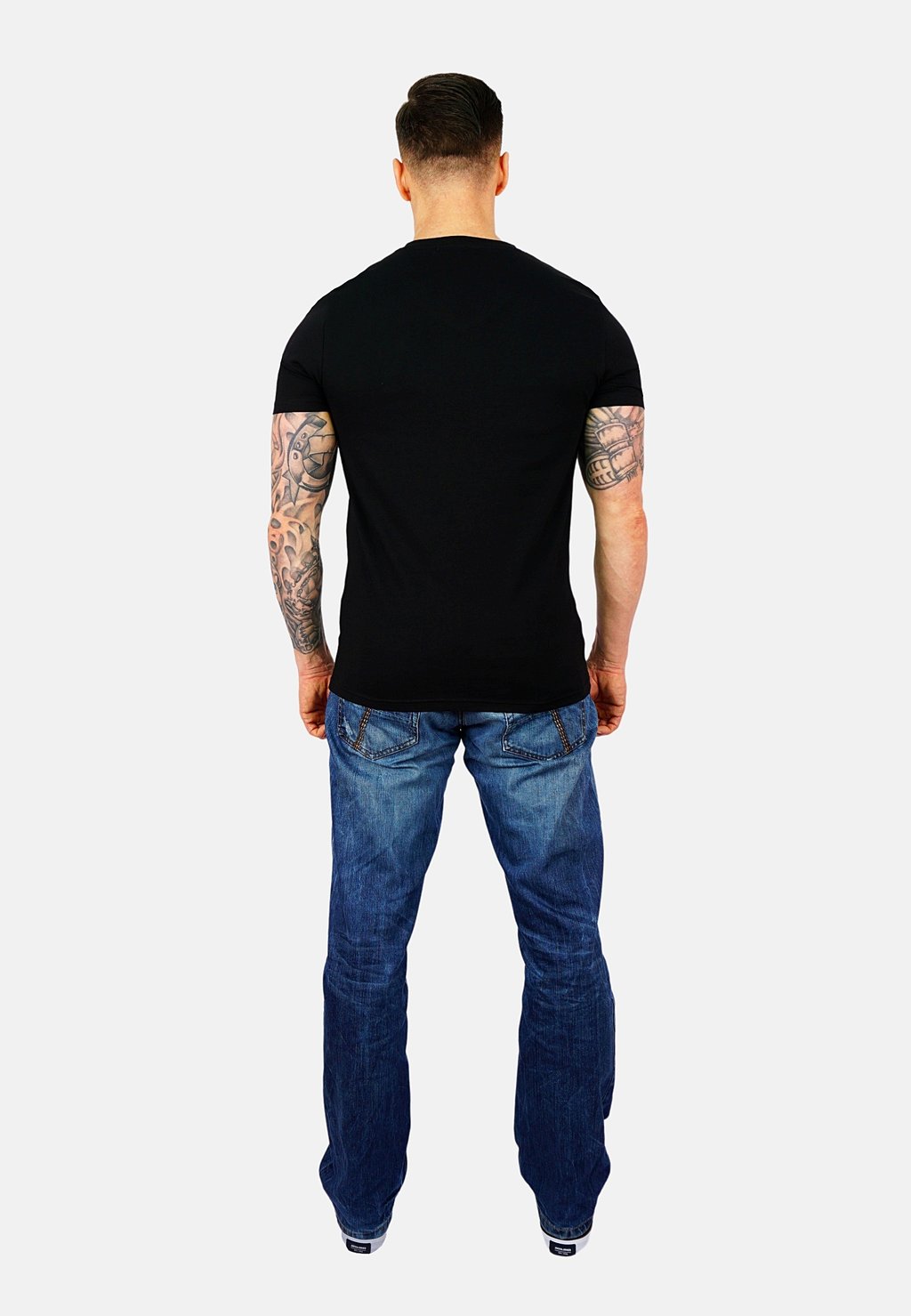 Базовая футболка 2 PACK SHORTSLEEVE V-NECK U.S. Polo Assn., черный — фото 3