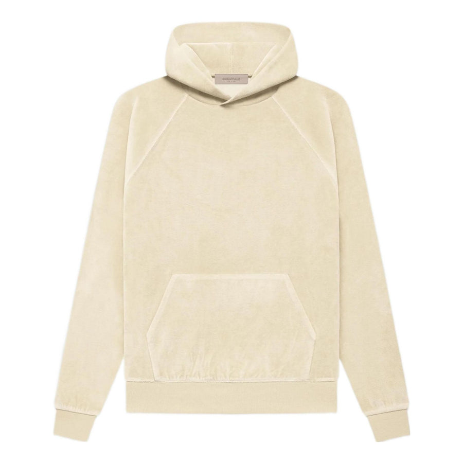 

Худи (WMNS) Fear of God Essentials FW22 Velour Hoodie 'egg shell', желтый