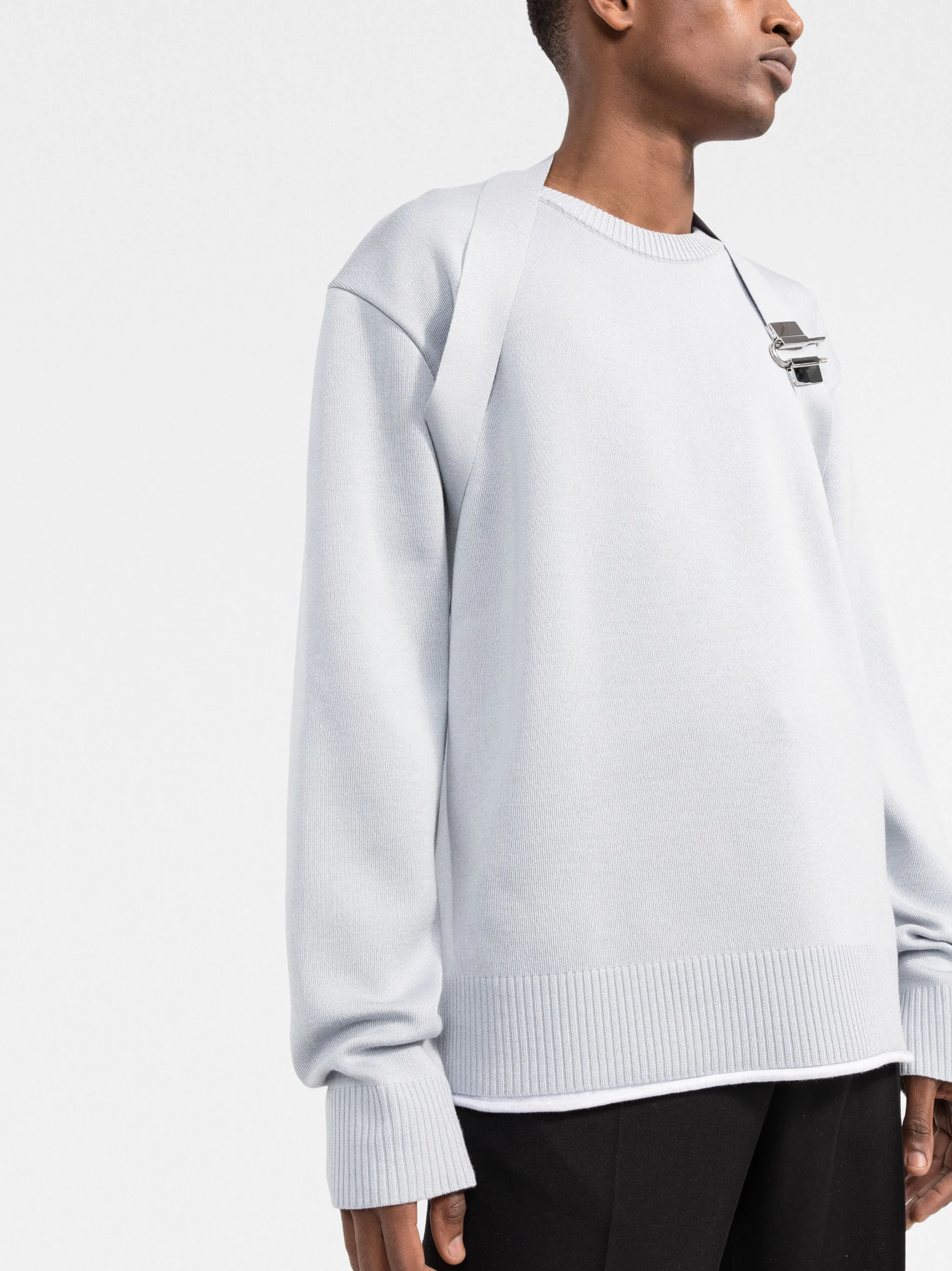 

Джемпер с круглым вырезом Givenchy, серый