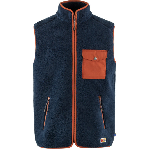 

Жилет Fjällräven, цвет Navy-Autumn Leaf