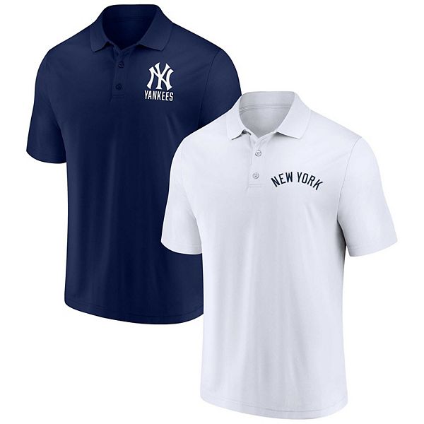 

Мужской поло New York Yankees с логотипом, набор из 2 штук, цвет navy/white Fanatics