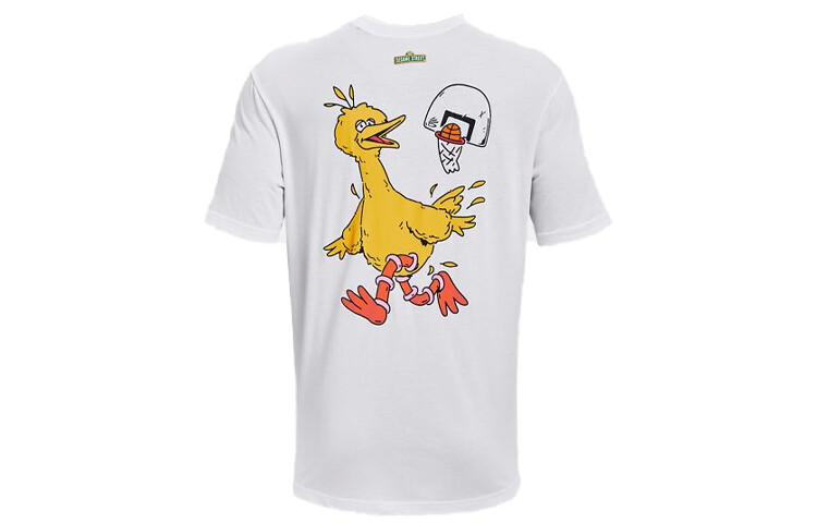 

Футболка Curry X Sesame Street мужская белая Under Armour, белый