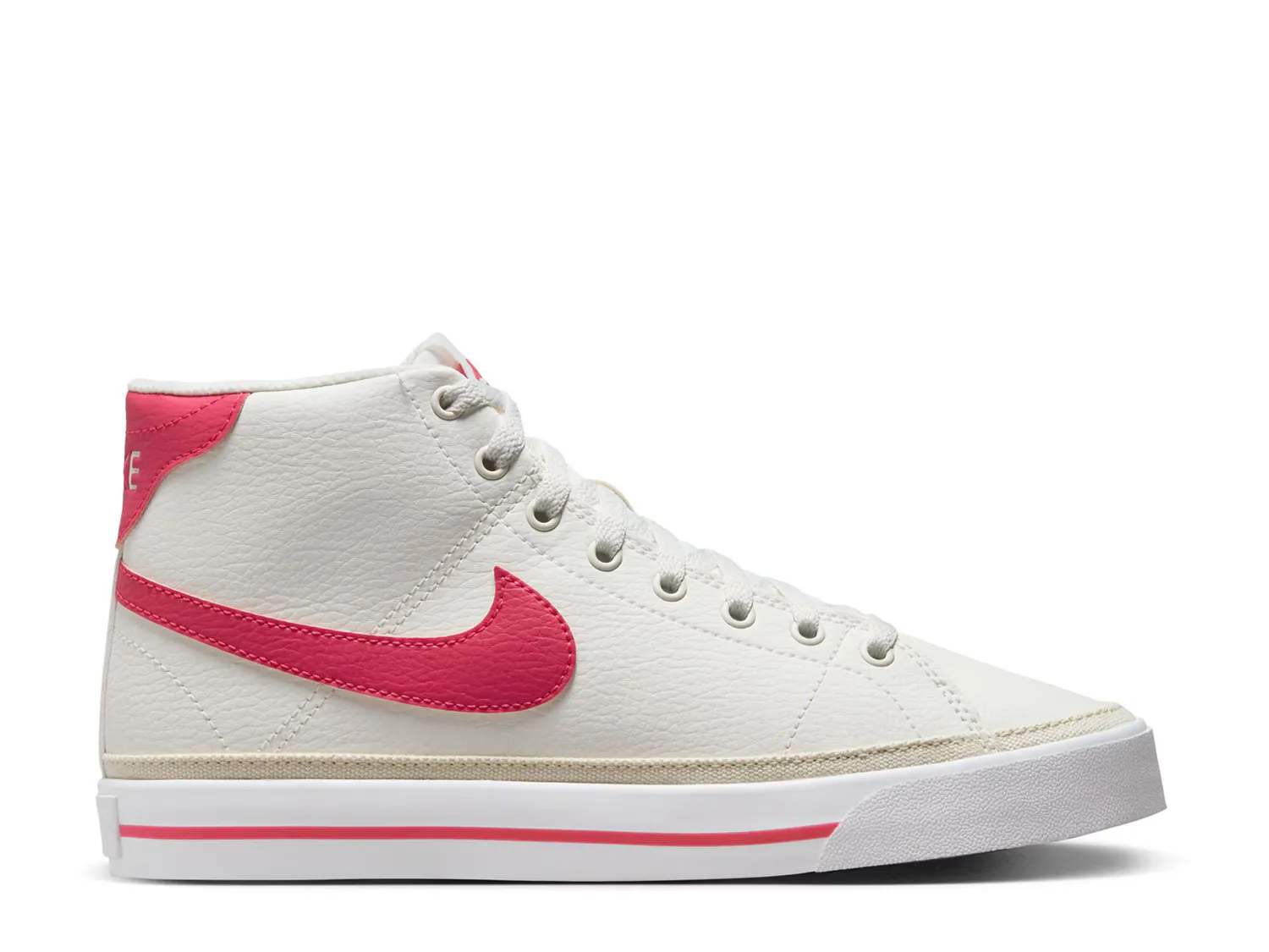 

Кроссовки Court Legacy Next Nature Mid Sneaker Nike, белый/розовый
