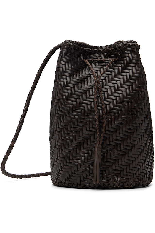 

Dragon Diffusion Сумка для прыжков с двумя помпонами коричневого цвета