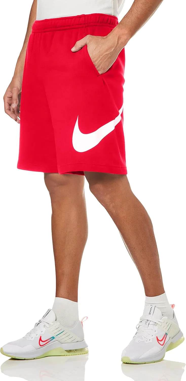 Шорты спортивные Nike, университетский красный/белый, M — фото 2