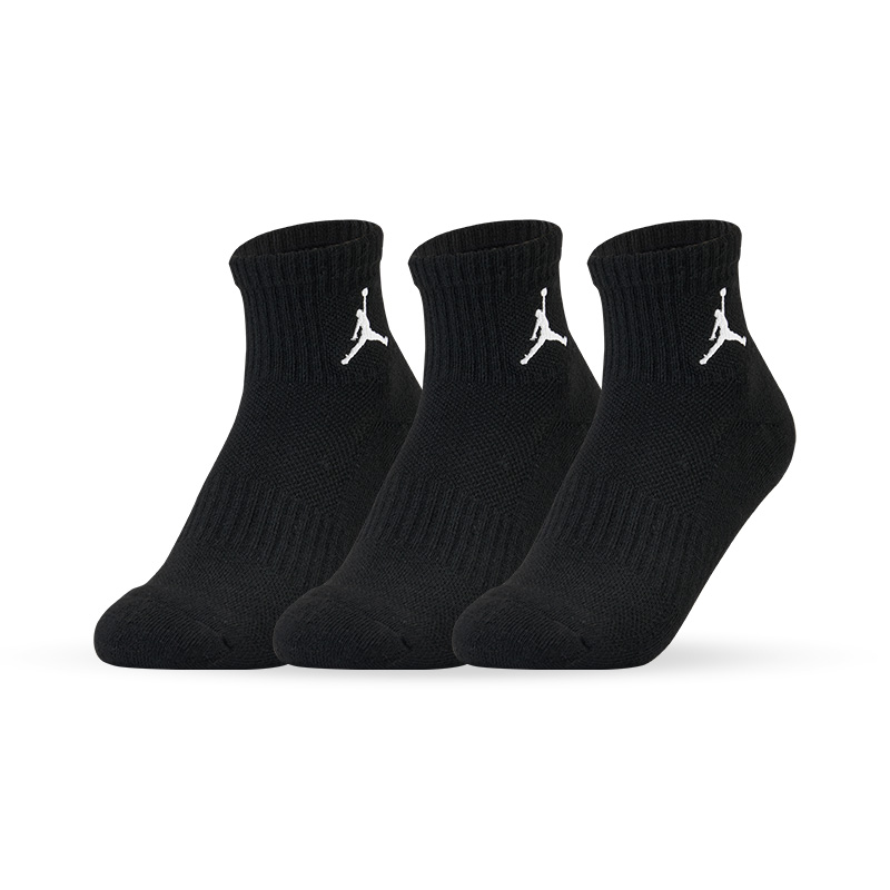 

Спортивные носки гольф 3 пары подростки Jordan, черный