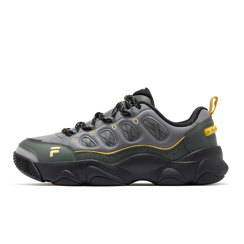 

FILA FUSION Баскетбольные кроссовки WATERBEAR Bear Paw, винтажные, мужские, черно-серые