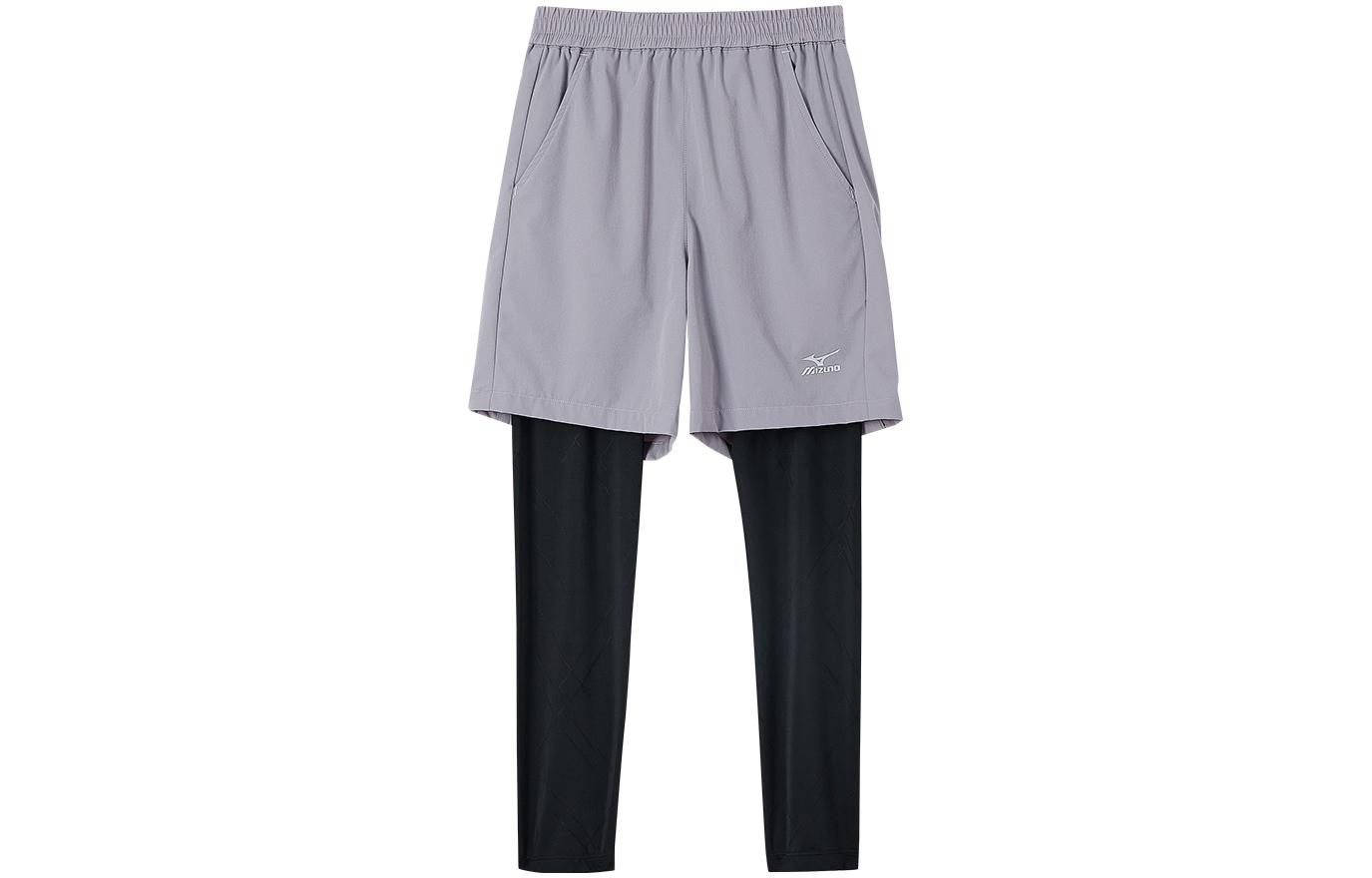 

Детские спортивные штаны для весны, лета и осени подростковые Mizuno, серый