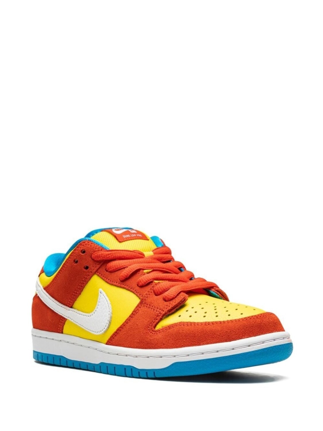 Кроссовки Nike SB Dunk Low, красный/желтый — фото 2
