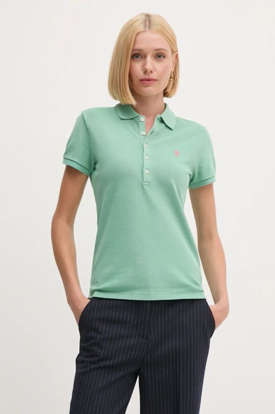 

Хлопковое поло Polo Ralph Lauren, зеленый