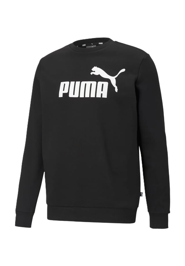 

Свитшот Essentials с ребристыми манжетами Puma, черный