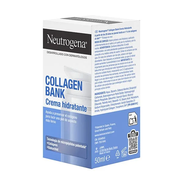 Крем для лица SPF NEUTROGENA Crema Hidratante Collagen Bank — фото 2