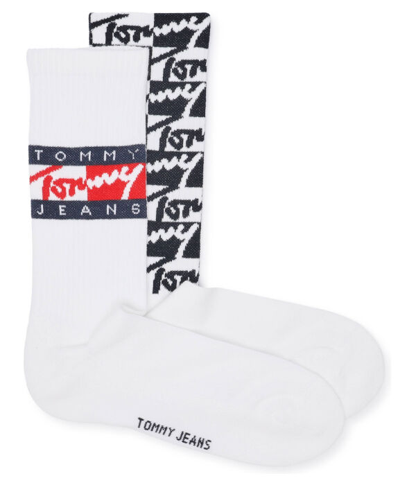 

Носки мужские Tommy Jeans высокие с логотипом 2 пары, белый