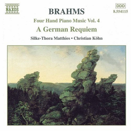 

CD диск Brahms / Matthies / Kohn: Four Hand Piano Music 4 / German Requiem Op 45