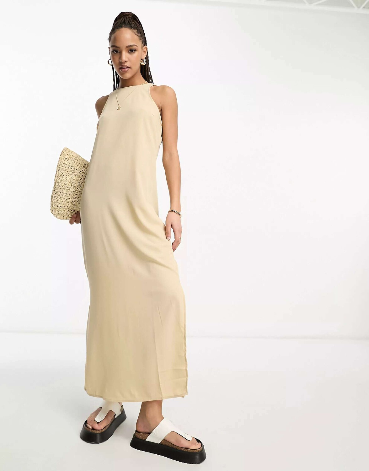 

Платье макси Vero Moda Racer с камнем