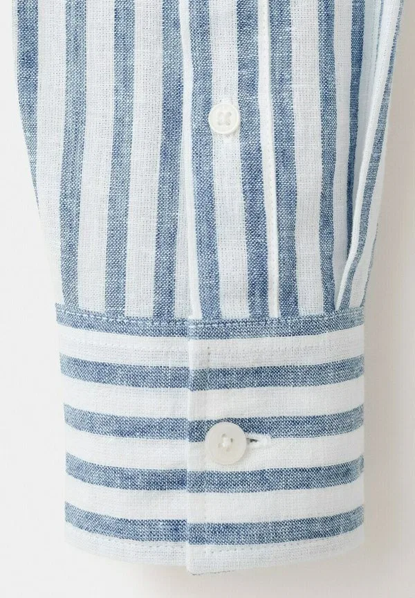 Подростковая рубашка Mango Kids, Light Blue — фото 3