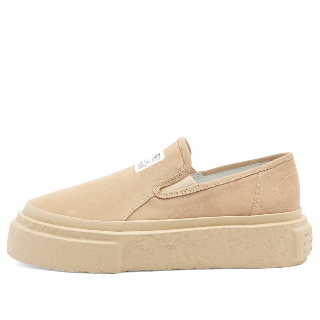 

Кроссовки Slip on sneakers Mm6 Maison Margiela, цвет semolina