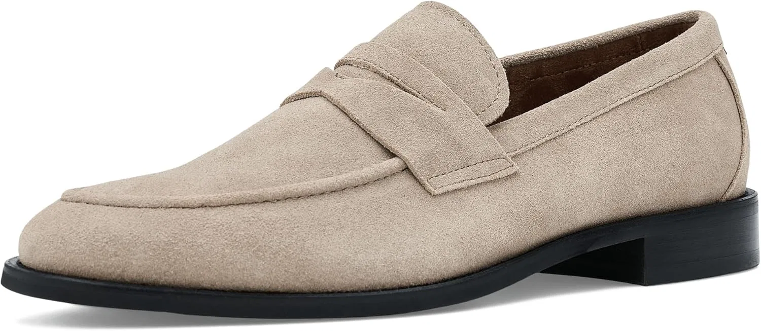 Лоферы из замши Brooks Brothers, тауп
