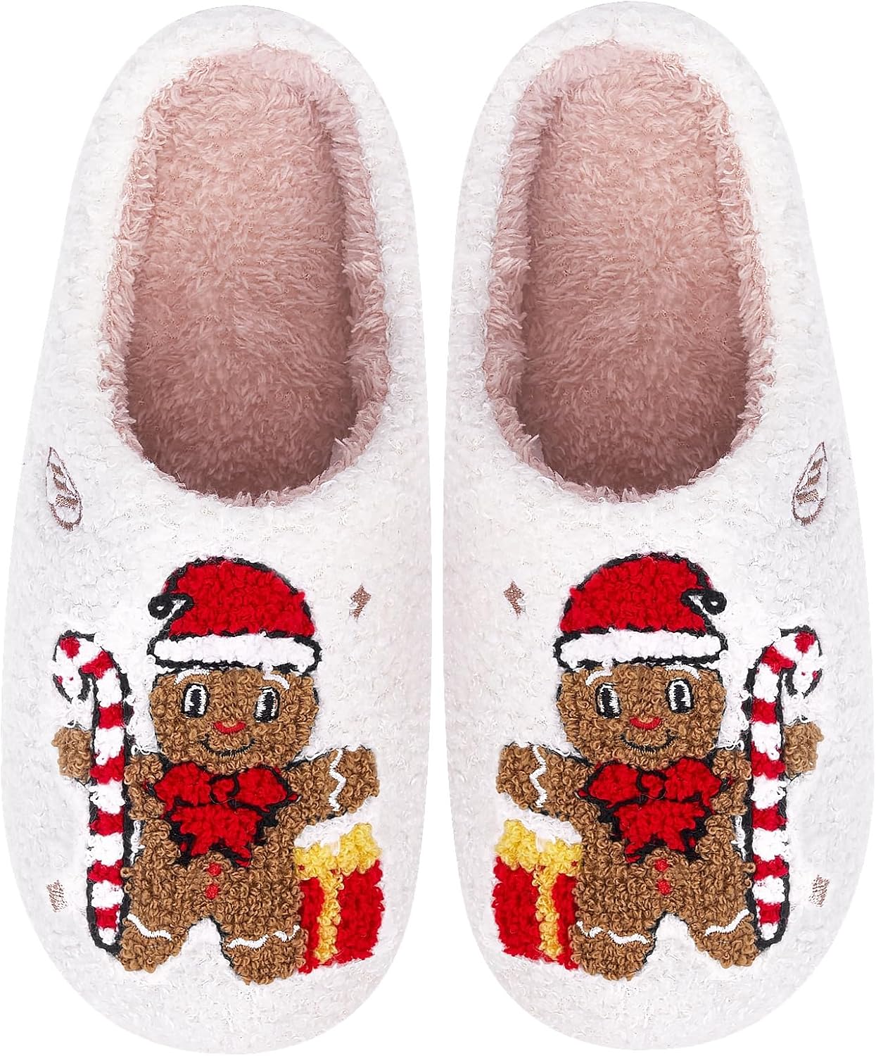 

Рождественские тапочки с оленями для женщин и мужчин, пушистые домашние тапочки с эффектом памяти, уютные тапочки для дома и улицы, зимние антискользящие плюшевые милые тапочки, тапочки для спальни, подарок на Хэллоуин и Рождество Hi-Y2Kgirls, B...