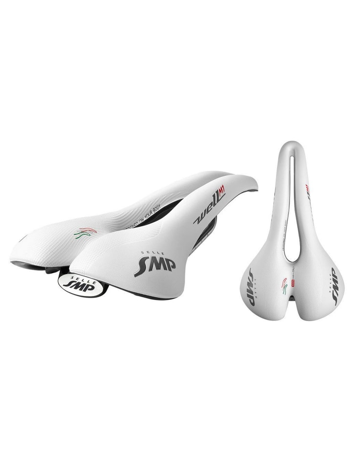 

SelleSMP Велосипедное седло Well M1 белого цвета
