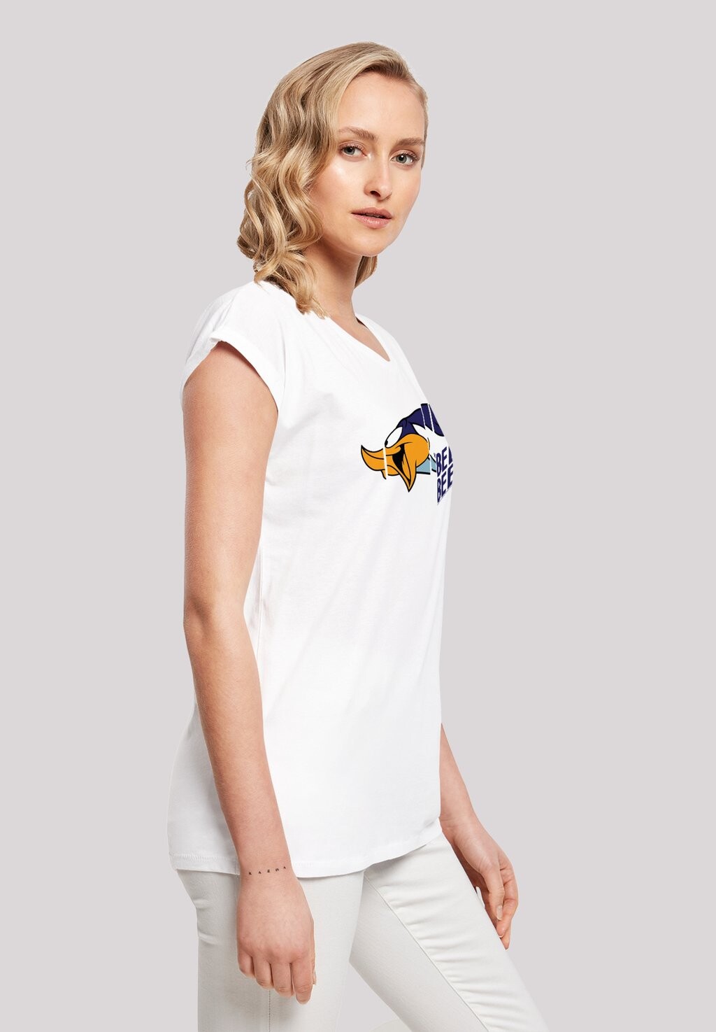 

Футболка с принтом LOONEY TUNES ROADRUNNER BEEP BEEP F4NT4STIC, белый