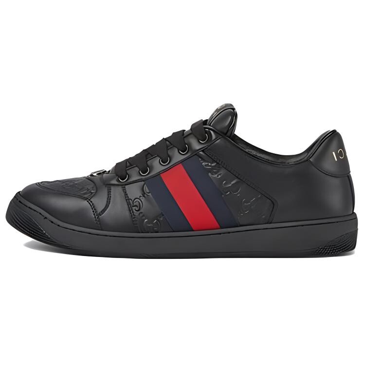 Кроссовки Gucci Screener GG Embossed, черный