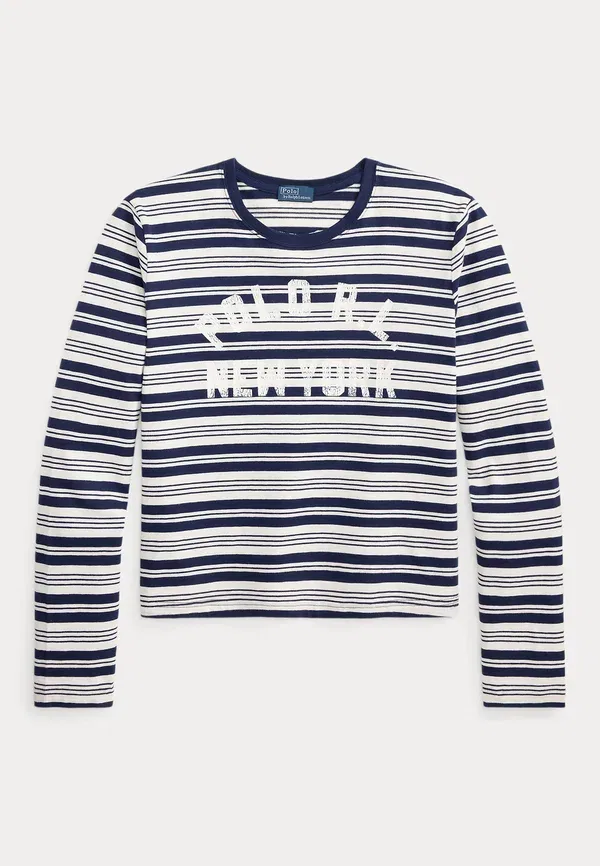 Лонгслив Polo Ralph Lauren, цвет ньюпорт-нави/невис — фото 4