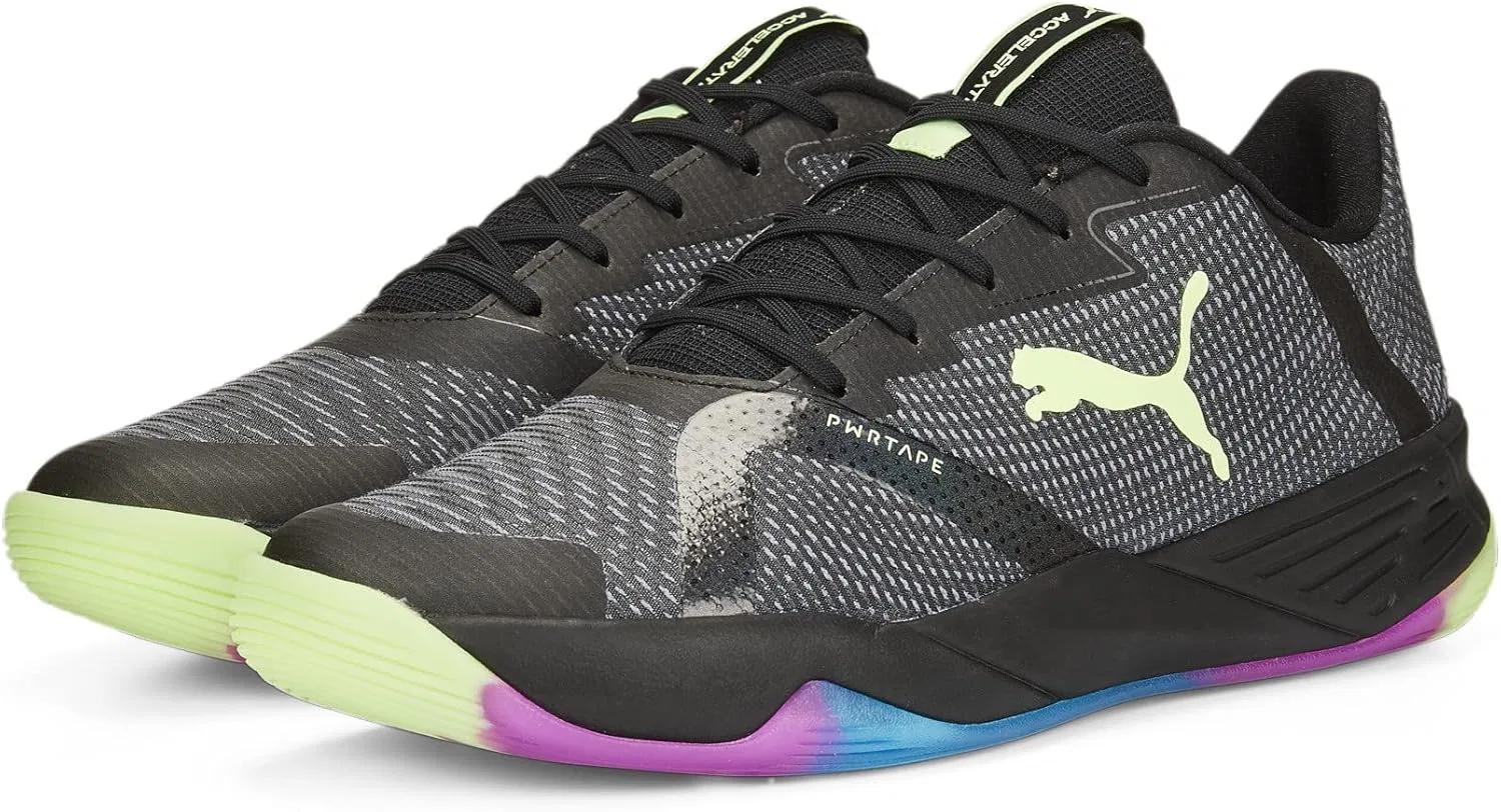 Кроссовки для дома Puma Accelerate Turbo Nitro II унисекс, Puma Black Fizzy Light Ocean Dive Festival Fuchsia — фото 3