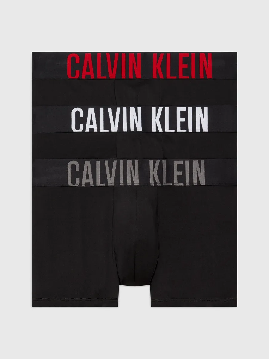 

Calvin Klein Underwear Трусы "TRUNK 3PK" (упаковка, 3 шт., 3 шт.), с поясом с логотипом, цвет B- Blk, Gry Sky, Pompeian Red Lgs