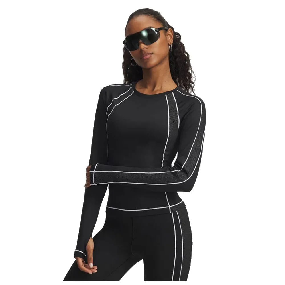 

Футболка с длинным рукавом Under Armour Coldgear Textured Crew, черный