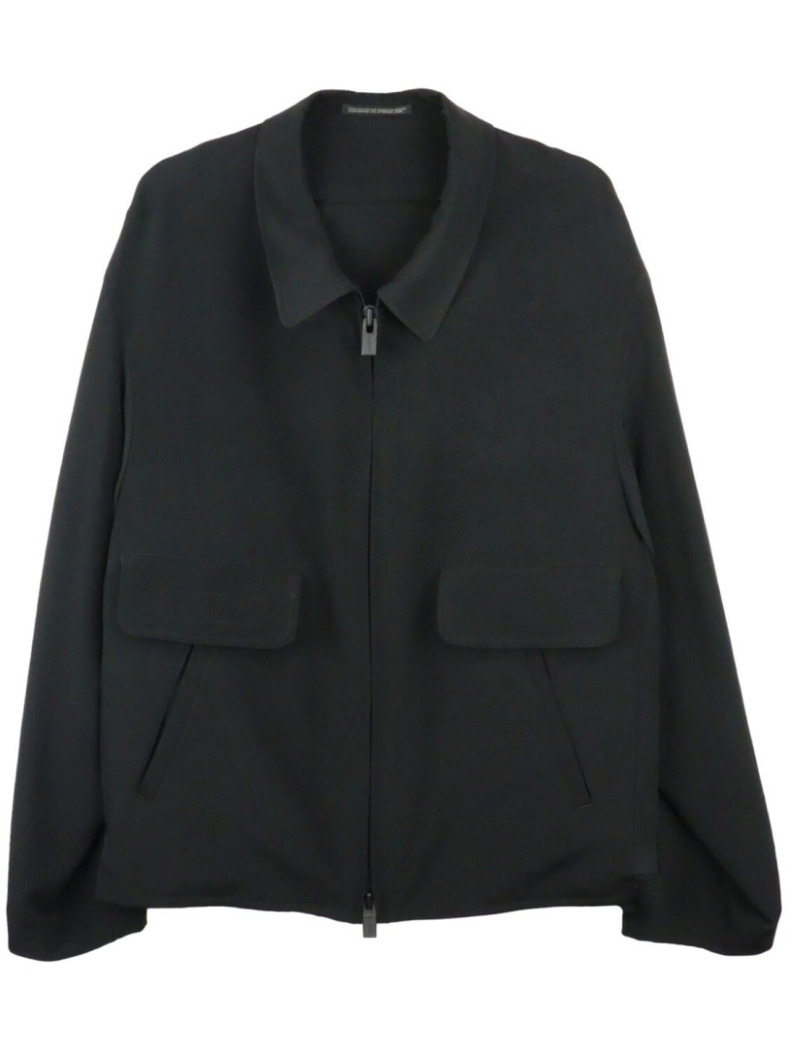 

Куртка-рубашка на молнии Yohji Yamamoto, черный
