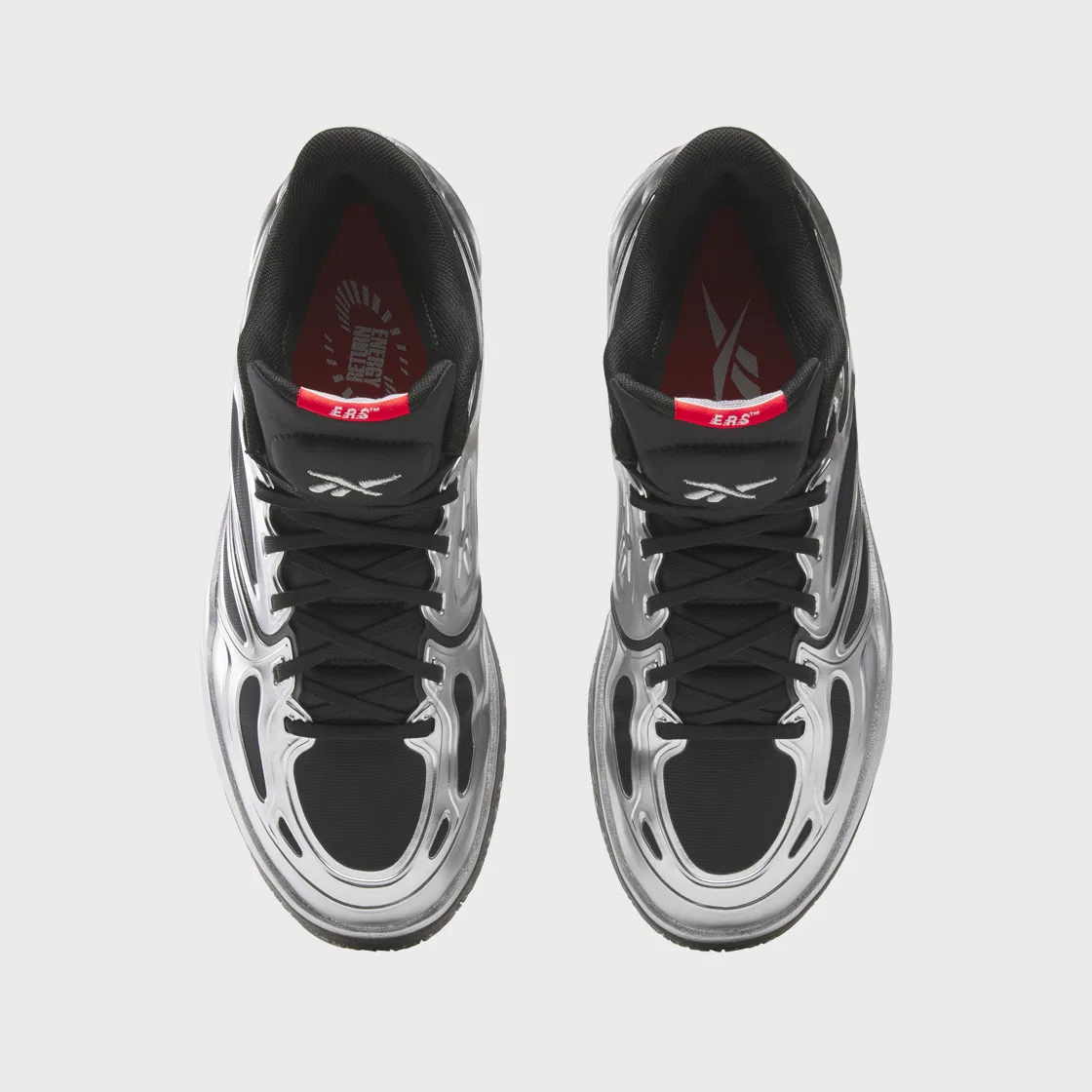 Мужские серебристые низкие кроссовки Engine A от Reebok — фото 3