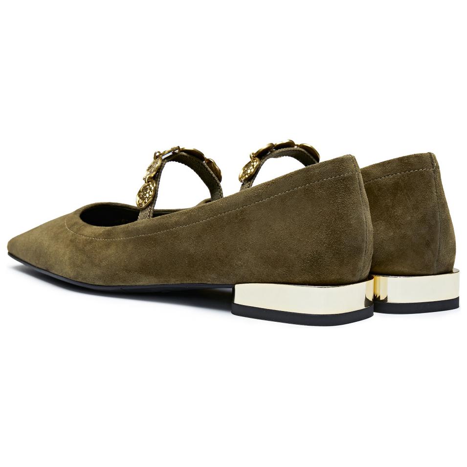 Туфли Curio Shoes на блочном каблуке Mary Jane 1,5 см Staccato, черные — фото 4