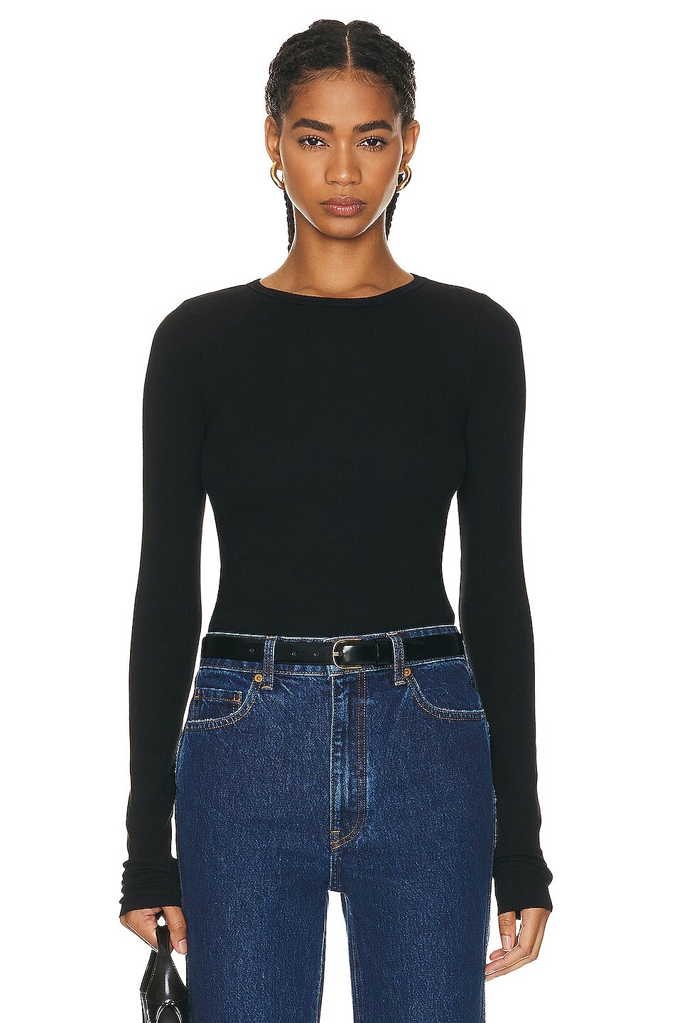 

Топ Eterne Long Sleeve Fitted, черный
