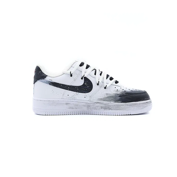 Кроссовки скейтбординг Nike Air Force 1 Low Black — фото 3