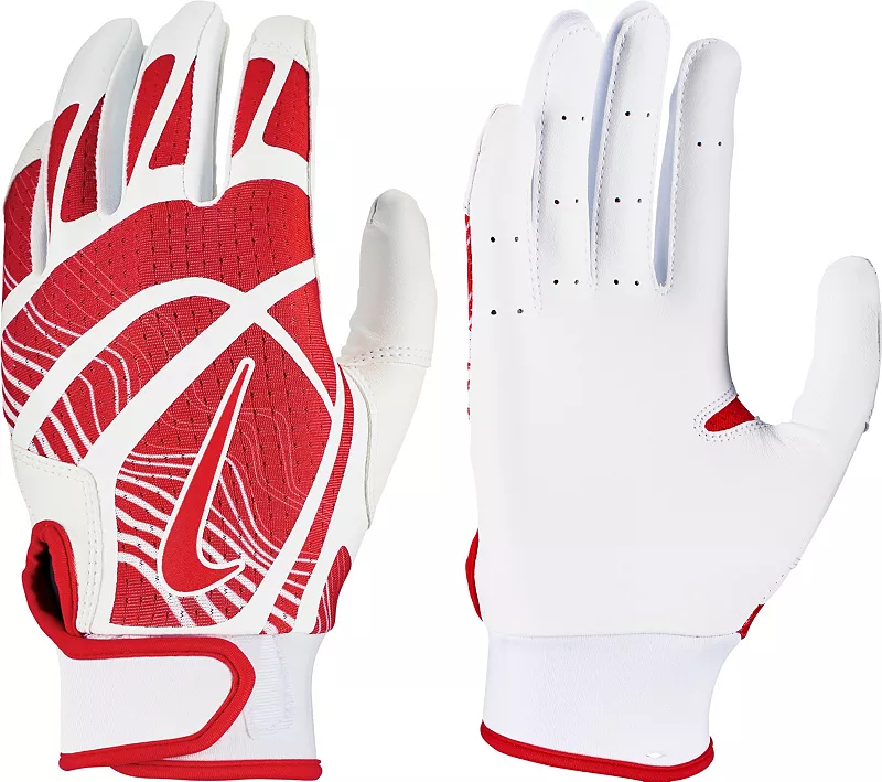 

Женские перчатки для софтбола Nike Hyperdiamond Edge, цвет University Red/White
