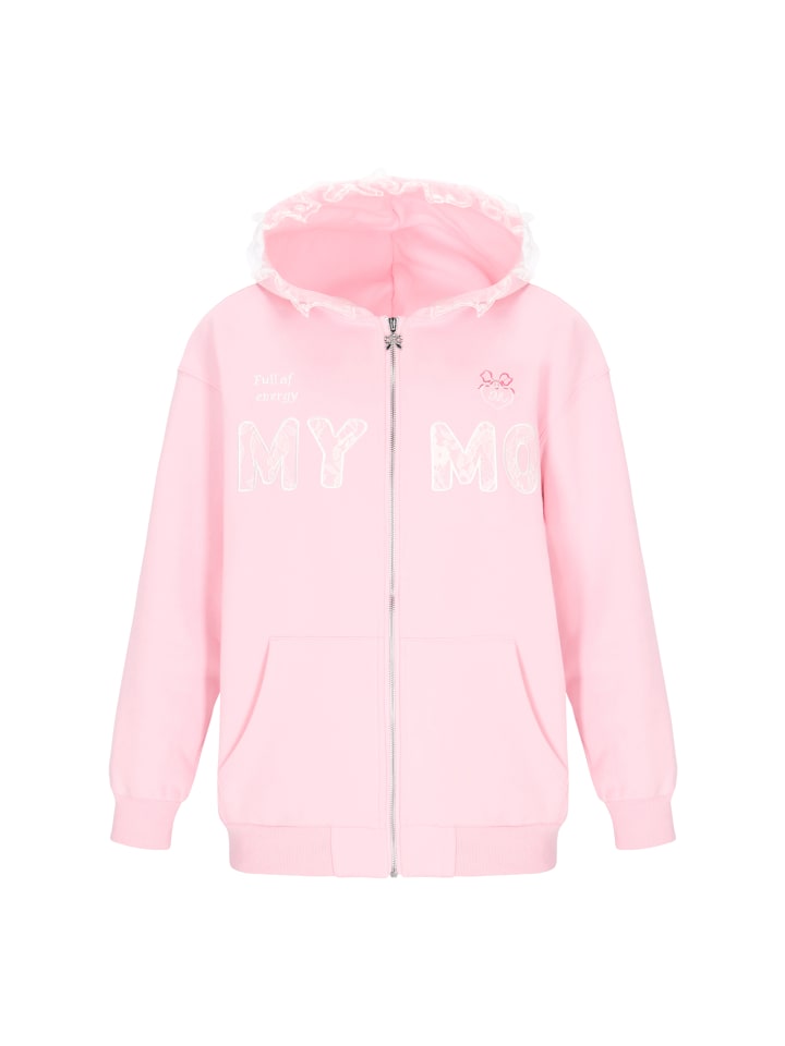 

MyMo Женская толстовка с капюшоном розового цвета