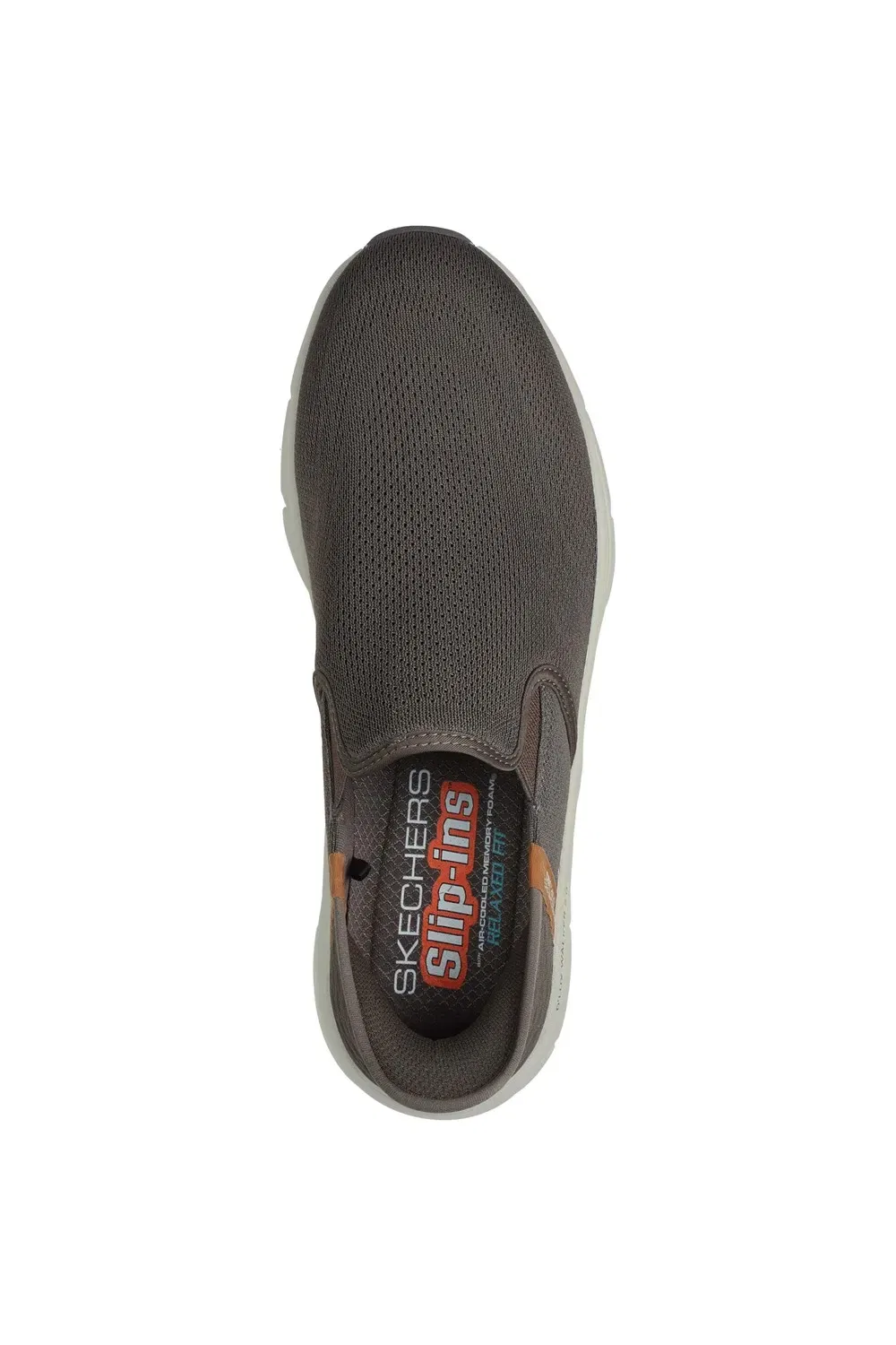 Кроссовки Slip-ins Relaxed Fit D'Lux Walker 2.0 Skechers, коричневый — фото 3