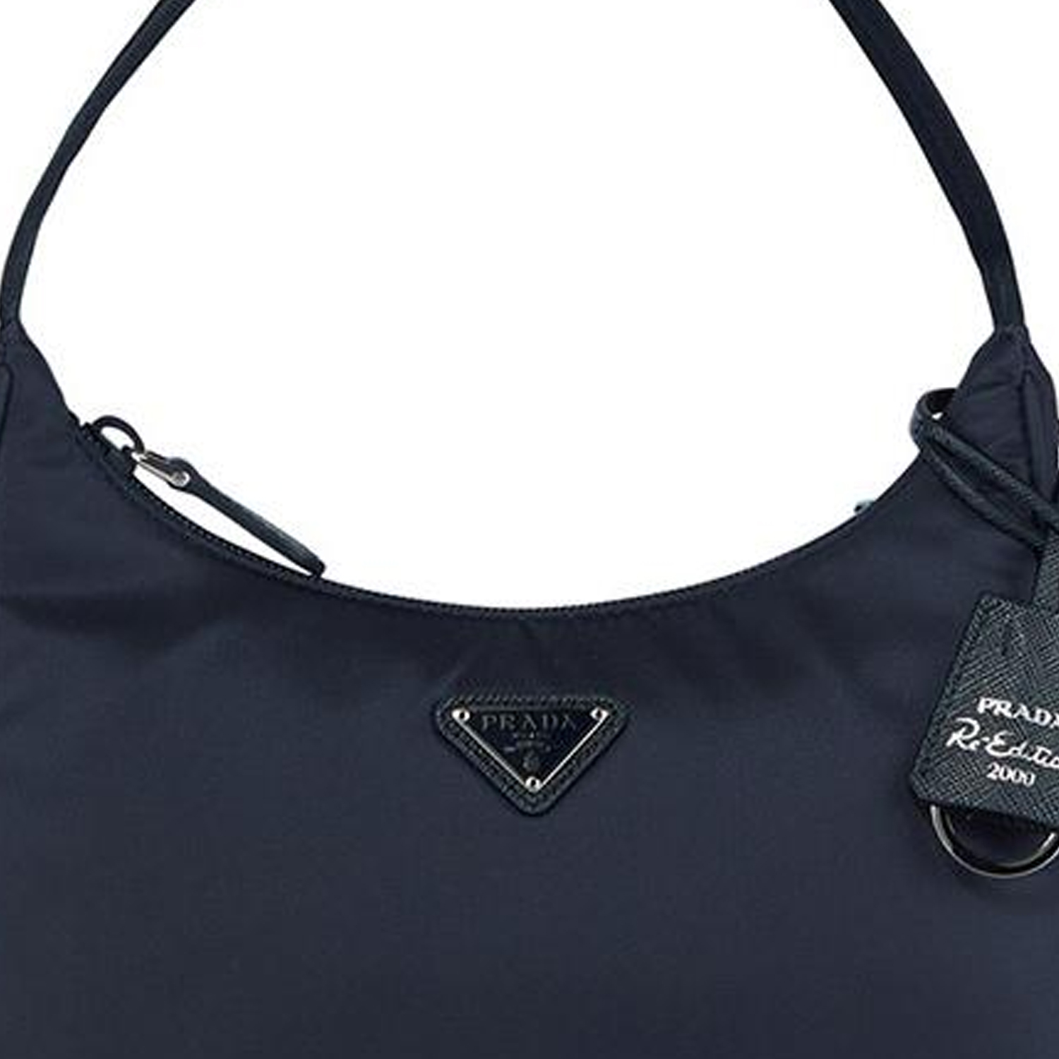PRADA Миниатюрная женская сумка через плечо из нейлона — фото 4