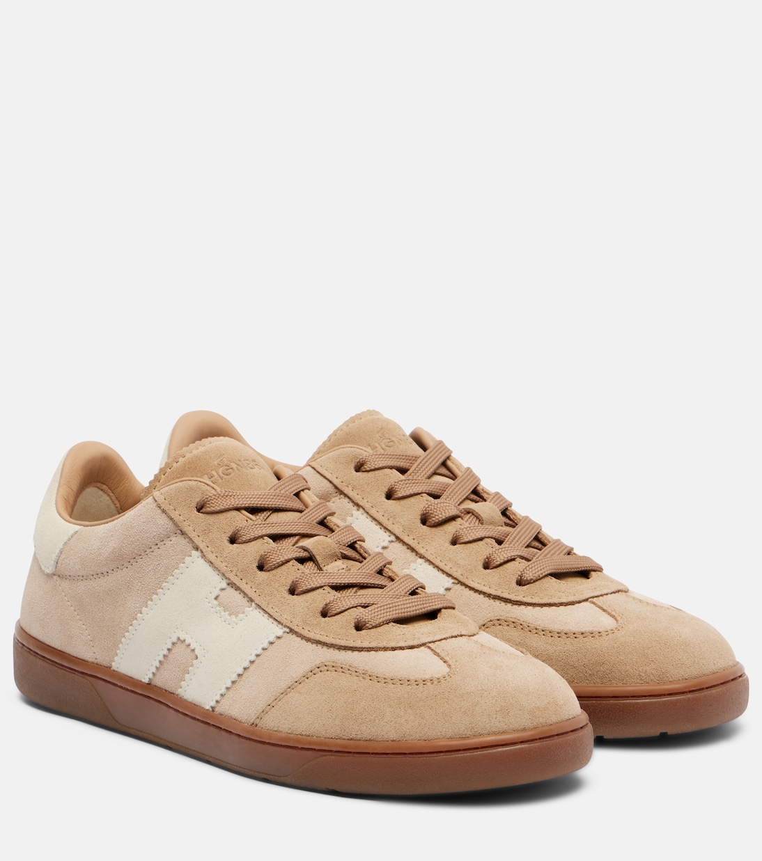 Крутые замшевые кроссовки Hogan, M024+C808+B013