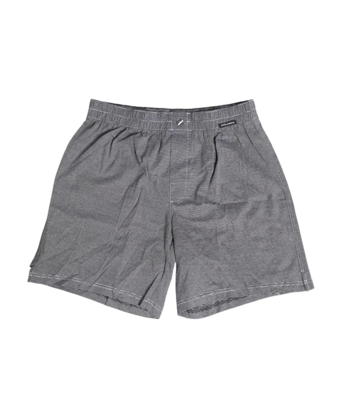 

Боксерские шорты из хлопка в серую полоску Dolce & Gabbana, серый