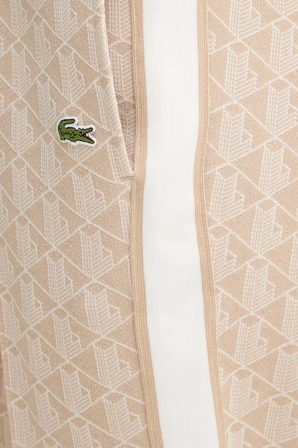 Спортивные штаны джоггеры Lacoste, бежевый — фото 4