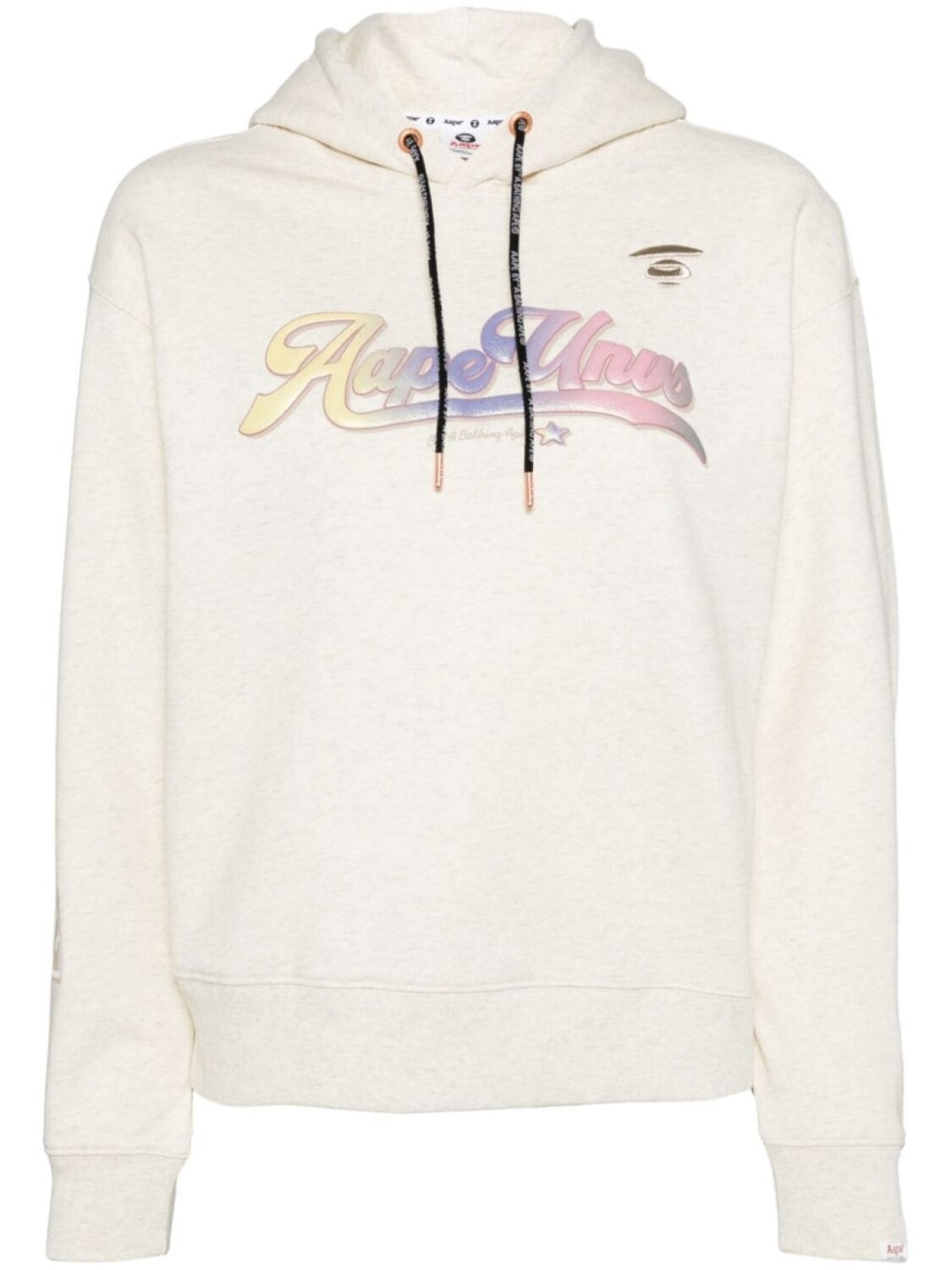 

AAPE BY *A BATHING APE худи с логотипом, серый