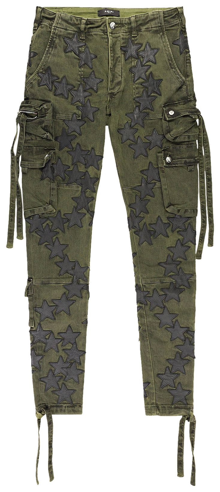 

Брюки Amiri Chemist Star Tactical Cargo Pants 'Olive Green', зеленый
