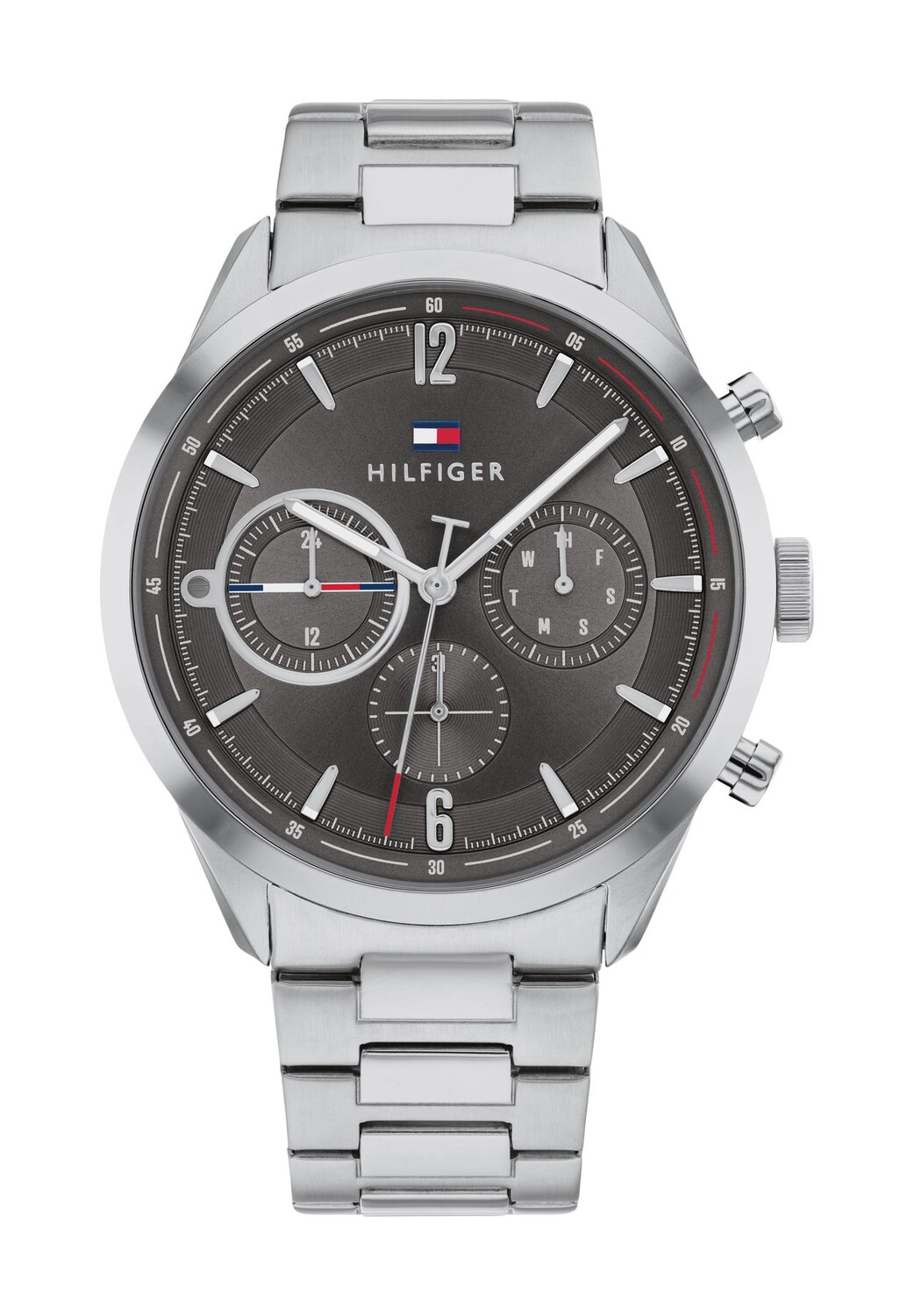 

Мужские многофункциональные часы Мэтью 1791943 TOMMY HILFIGER, серебро
