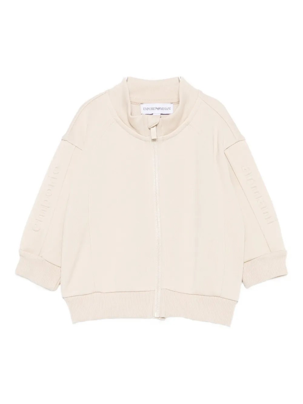 

Толстовка с тисненым логотипом Emporio Armani Kids, нейтральный